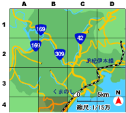 KOJIMAへの地図