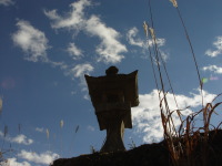 亀島の灯籠