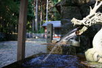 折山神社　水の音