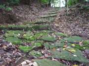 stone path of Yokogaki-toge Pass